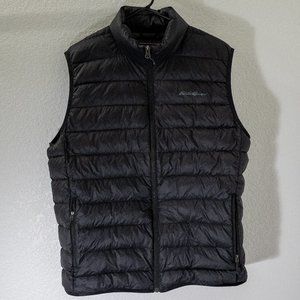 Eddie Bauer Puffy Vest Black Size Large (Like New)
